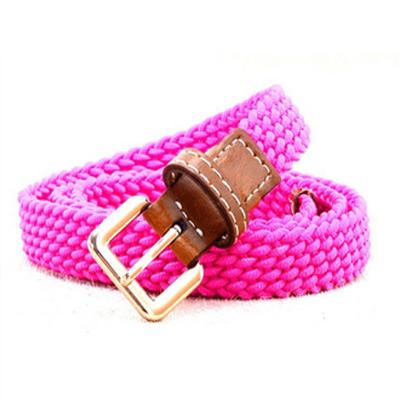 China High Quality Polyester Waistband Fashionable Customized Knitting Elastic Braided Belt For Women Garment Accessories for sale