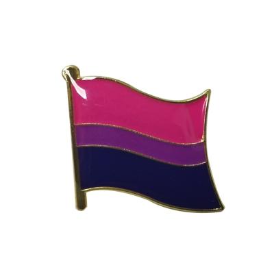 China Europe LGBT GAY PRIDE BISEXUALFLAG LASH PIN for sale