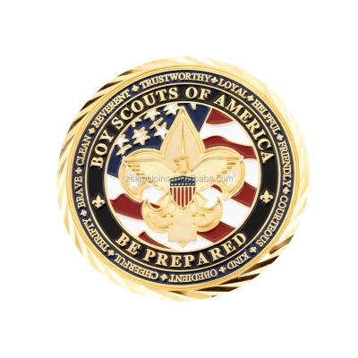 China Europe Boy Scouts America High Quality Challenge Coin for sale