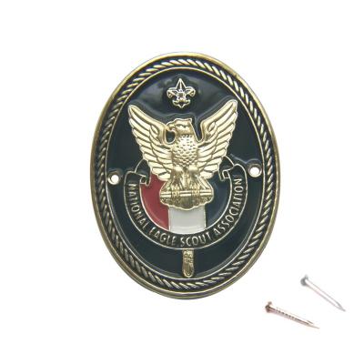 China Africa EAGLE Walking Stick Medallion NESA Badge for sale