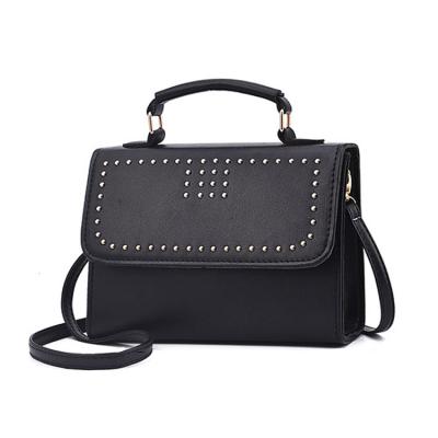 China Women handbag and messenger bag new arrival high quality rivets leather handbag women's bags female women's bags for sale