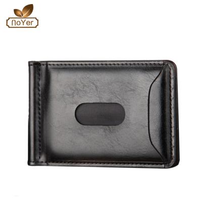 China Vintage PU Leather Card Purse For Branded Wallet For Men Money Clip Wallet for sale