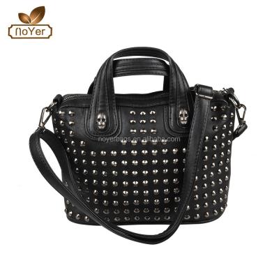 China 2015 studs and rivets decorative handbags with skull messenger shoulder bags NY-XC-1557 for sale