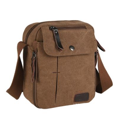 China Low MOQ heavy duty shoulder canvas messenger bags high quality durable men's travel bolsos bags mujer for sale