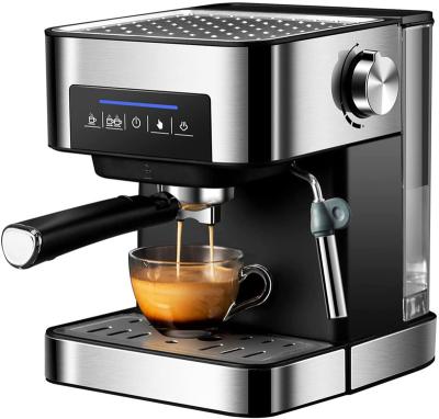 China Hotel Professional Multifunctional Smart Home 1 Group Boiler Electric Espresso Machine with Digital Pressure Gauge Espresso Maker for sale