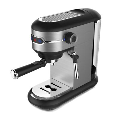 China Hotel Cafe Shop Multi Semi Automatic Mocha Cappuccino Latte Compatibility Espresso Coffee Machine With Steam Hot Milk Frother for sale