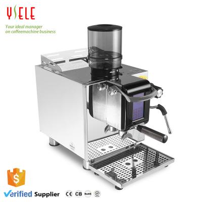 China Hotel 20 Bar 2 Group Boiler Commercial Coffee Kaffeemaschine With Milk Brew Frother Multifunctional Coffee Latte Cappuccino Bartender for sale