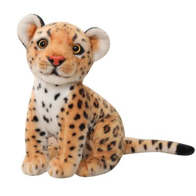 China Customized Plush Simulation Tiger Leopard Plush Toy For Kids Eco - Friendly Material for sale