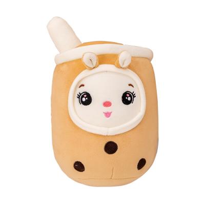 China 70cm super soft toy eco-friendly panda bubble tea stuffed kawaii boba tea panda plush toy for embroidery for sale