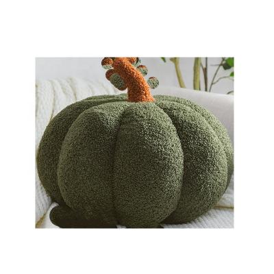 China Comfortable creative red green pumpkin plush toy living room sofa plush pumpkin food round pillow for sale