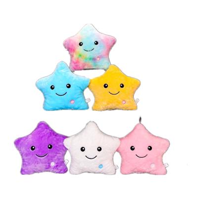 China Creative Plush Twinkle Star LED Night Light Glowing Plush Toys Stuffed Toys for sale