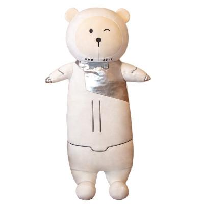 China ODM Astronaut Moon Toys Comfortable Custom Soft Cotton Customized Time Piece Color Feature Bear Low MOQ CE ASTM OEM Logo Plush Dolls Stuffed for sale