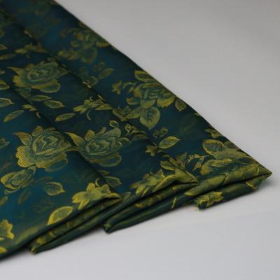 China Double Faced New Design Low Moq Custom Digital Printing Flower Rayon Jacquard Fabric for sale