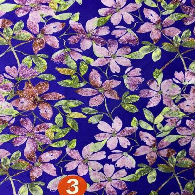 China Double Faced Jacquard Italian White Japanese Flower Fashion Floral Baby Clothing Fabric for sale