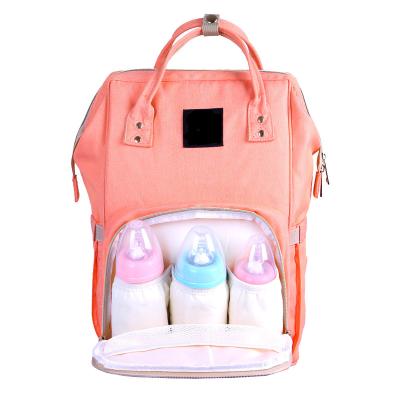 China NEWEST Brand Private Label Water Resistant White Shoulder Tote Durable Travel Mommy Diaper Backpack Diaper Bag for sale