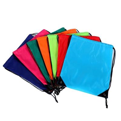 China Wholesale Waterproof Drawstring Bag Polyester Oxford Cloth Bag Student Sports Drawstring Backpack for sale