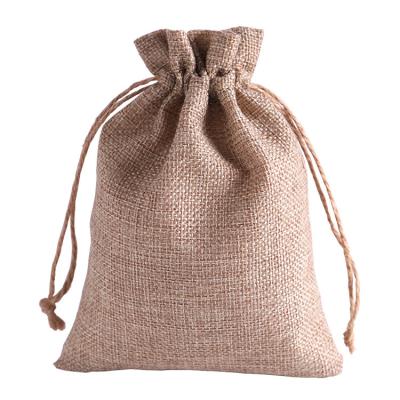 China Waterproof /Easy To Carry Christmas Gift Bag Jewelery Bag Hot Selling Custom Jute Drawstring Bag for sale