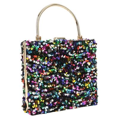 China Waterproof /Easy to carry 2022 new arrival party beautiful sequin evening clutch crystal rhinestone branded designer luxury evening clutch bags for ladies for sale