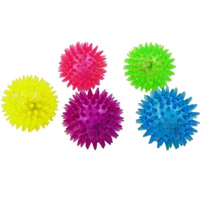 China Eco-Friendly Shiny Pet Ball Toy Squeeze Toys For Stress Relieve Funny Pet Ball Toothbrush Chew Toys for sale