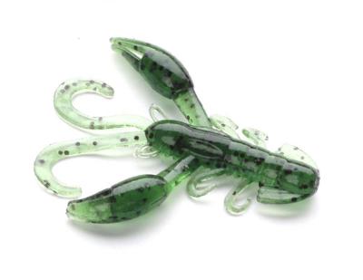 China Eco-friendly Wholesale Soft Hammer Shrimp Fishing Lure 15pcs/bag Lobster Fishing Lure for sale