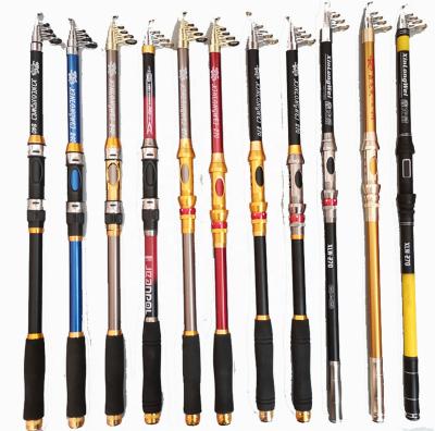 China Fishing Pole Eco - Friendly 2.1m / 3.6m Telescopic Fiberglass Ice Fishing Rod for sale