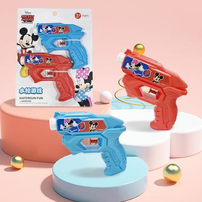 China Water Gun Outdoor Toy Water Machine Gun Summer Beach Funny Plastic Light And Portable Toy Portable Mickey Mouse for sale