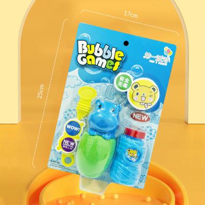 China Bear Bel Package Free Sample Game Device Bubble Wand Waterproof Handle Parent-child Outdoor Individual Exchange for sale