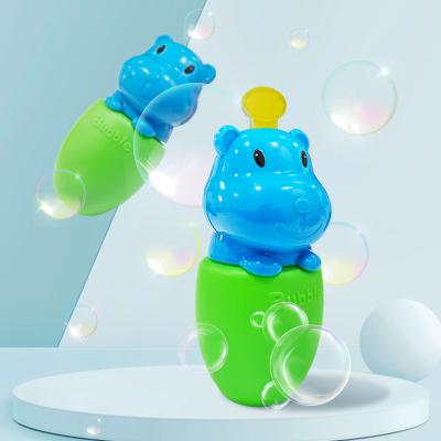 China Outdoor game maker sealing treatment innovation and improve easy-to-use lovely bear children bubble fan magic wand for sale