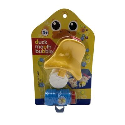 China Factory wholesale eco-friendly plastic duck lovely BUBBLE outside toys bubble water wand for children's toy for sale