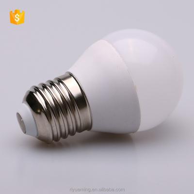 China Alluminum alloy+PC cover 3 watt G45 E27 LED lights, LED bulb, equal to 25 watt for sale