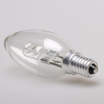 China Glass Halogen Bulb 18W 28W 42W Energy Saving Lamp C35 Halogen Lighting E14 220V 230V 240V for sale