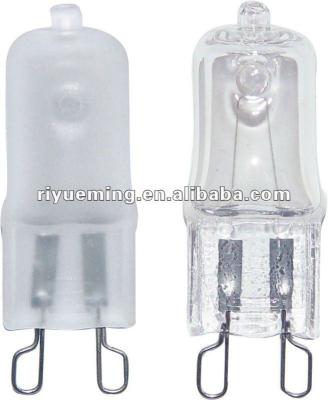 China 2000hours g9 40w halogen bulb glass realtime small halogen lamp for sale