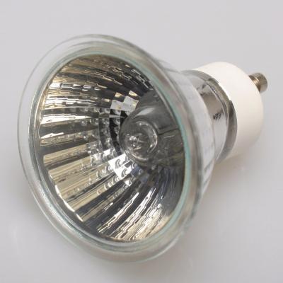 China Glass Spotlight Bulb 230v 35w gu10+c Halogen Lamp for sale