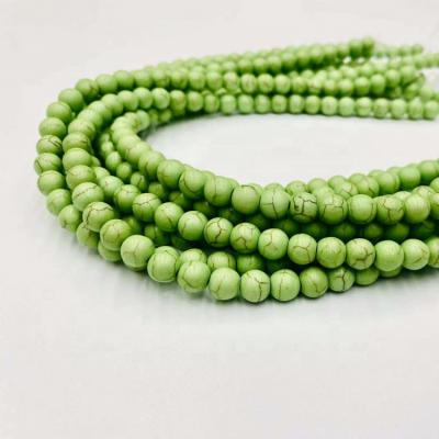 China High Quality Green Jade Bracelet Stone Beads 6mm/8mm/10mm For Jewelry Making for sale