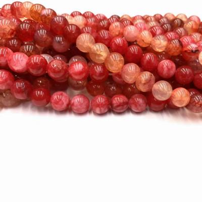 China Wholesale Natural Red Gemstone Bracelet Dragon Pattern Agate Raw Stone Loose Beads Beads For Jewelry Making for sale