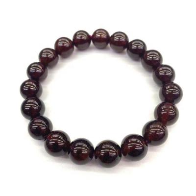 China Hot Selling Bracelet AAA Wholesale Assurance Natural Stone Beads High Grade Garnet Bracelet for sale