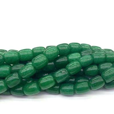 China Stone Tibetan Dzi Agate Bead 9_13 Wholesale Agate Gan Qingshi Long Bucket Beads Tibet Dzi Bead For Jewelry Making for sale