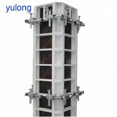 China Aluminum column formwork with aluminum frame for sale