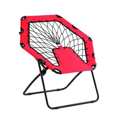 China Modern Comfortable High Moon Bungee Leisure Camping Chair Folding Sea Back Beach Chair for sale