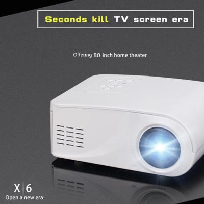 China Home Factory OEM Mini HD Home Theater High Quality X6 Projector for sale