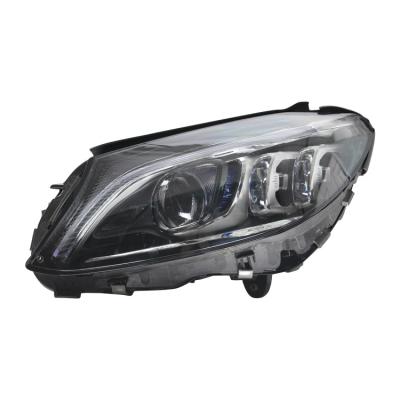 China Full High Low Beam Headlight Assembly Plastic Modified Front Led Multi-Beam Headlamps For Mercedes-Benz W205 C-Class 2015-2021 2020 for sale