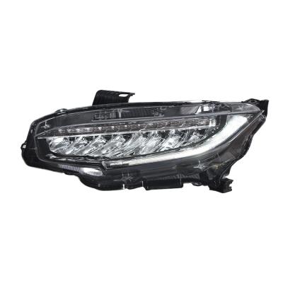 China Auto Led Headlight Car Parts Front Light Upgrade Plastic Headlamp Led Headlamp For Honda Civic 2016 2017 2018 2019 2020 2021 for sale