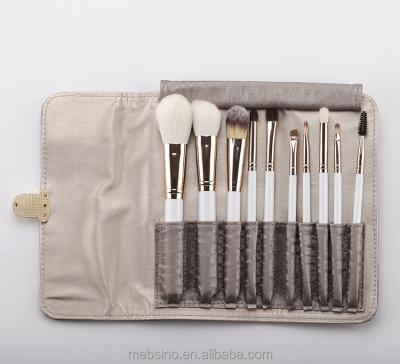 China Angular Blush 2022 Brush High End Rhinestone Makeup Brush Set With Bag for sale