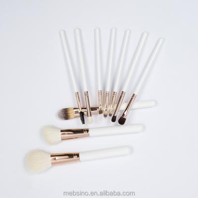 China Angular Blush White Lover Fiber Hair Handmade Bling Makeup Brushes for sale