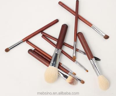 China Angular Blush Original Makeup Brush Set High Quality Private Label Goat Hair Customized Makeup Brushes With Bag for sale