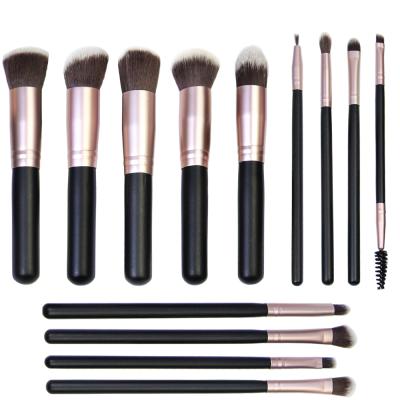 China Angular Blush Manufacturer Professional Vegan High-Quality Logo Label Makeup Brush Set Private Custom Wholesale Makeup Brush Set for sale