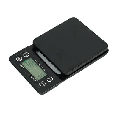 China Weight Measuring 2023 Multi Function Innovativ Digital Coffee Scale Popular Electronic Kitchen Food Scales 3000g/5000g 0.1g With LED Display for sale