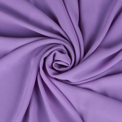 China Cheap Shrink-Resistant French Soft Purple Two Tone Chiffon Fabric for sale