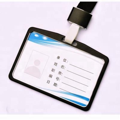 China ENGLAND NAME High Quality 91*64mm Business Work Name Metal ID Card Holder in Wholesale for sale