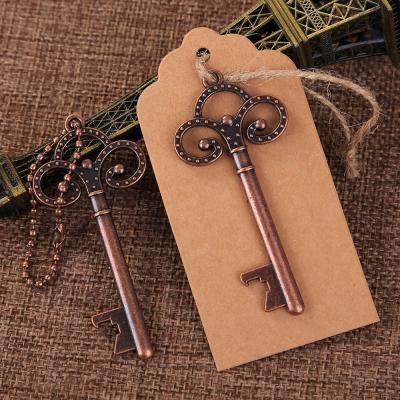 China VJ Viable Zinc Alloy Metal Main Beer Bottle Opener Wedding Gifts With Message Card for sale